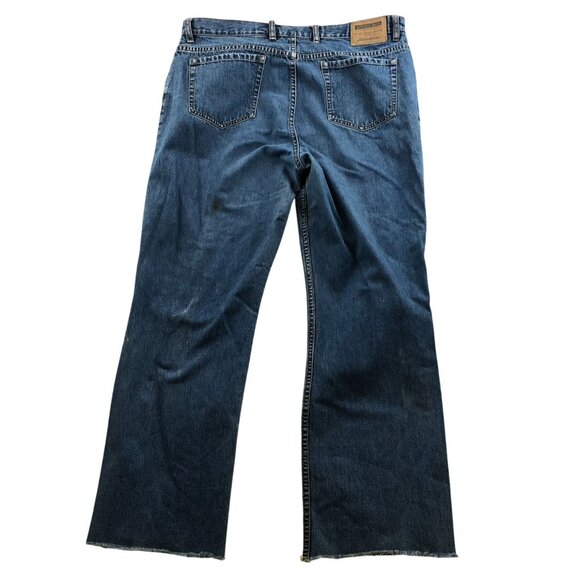 Eddie Bauer Women's Jeans 36x30 Measured Bootcut Classic Blue Denim Casual Y2K - Picture 2 of 16